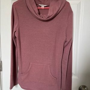 Large Pink Adam Levine Cowl Neck Sweater